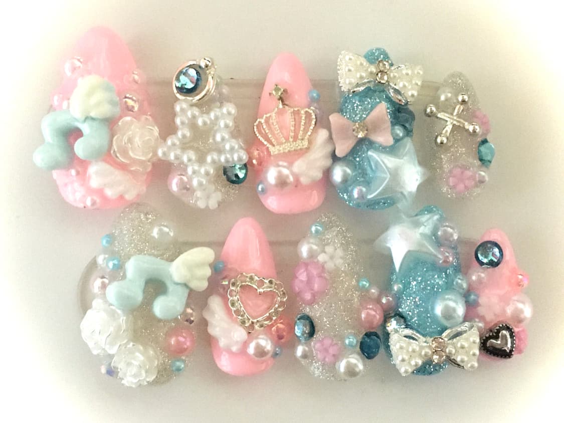 수제 네일  (*◡̎*)⁼³₌₃ 상품이미지1