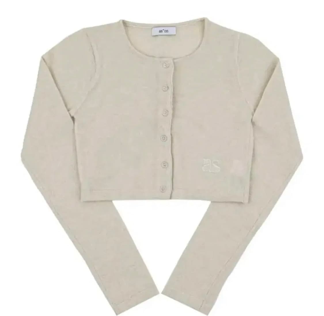 애즈온 리스 가디건 오트밀 상품이미지2