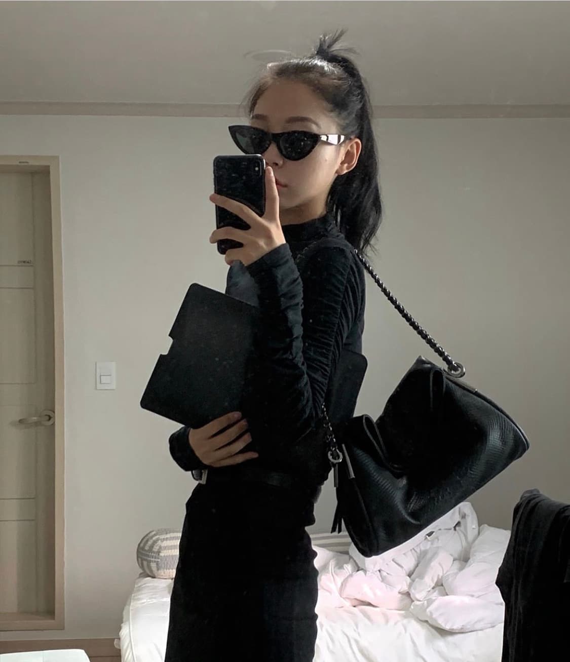 (반택포) 보헤미안 서울 레더 숄더백 상품이미지3