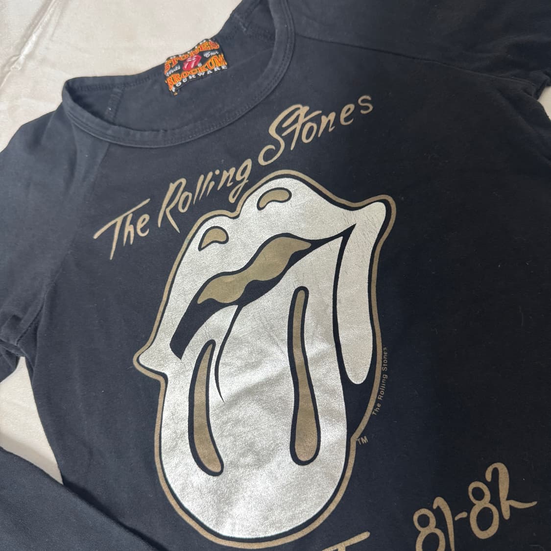 롤링스톤즈 World tour BROCKUM 나그랑 긴팔 밴드 티 상품이미지2