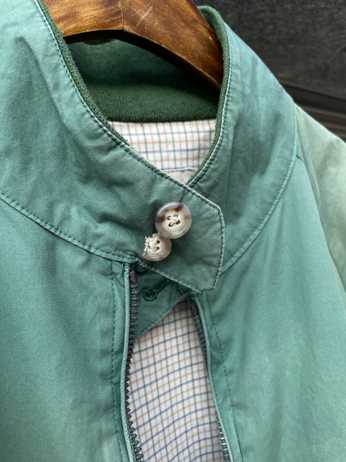 (riri)80s Argyle Club Faded Harrington   상품이미지9