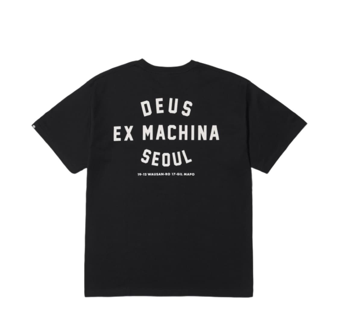 데우스 키즈 서울 컬리지 티셔츠 블랙 상품이미지2