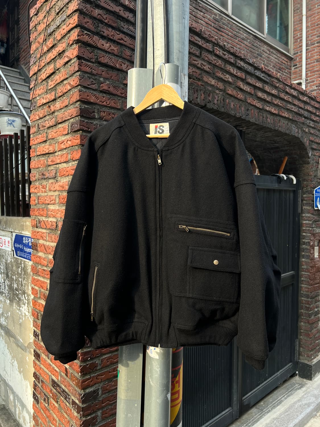 80’s Issey Miyake 이세이 미야케 울 붐버 자켓 상품이미지2