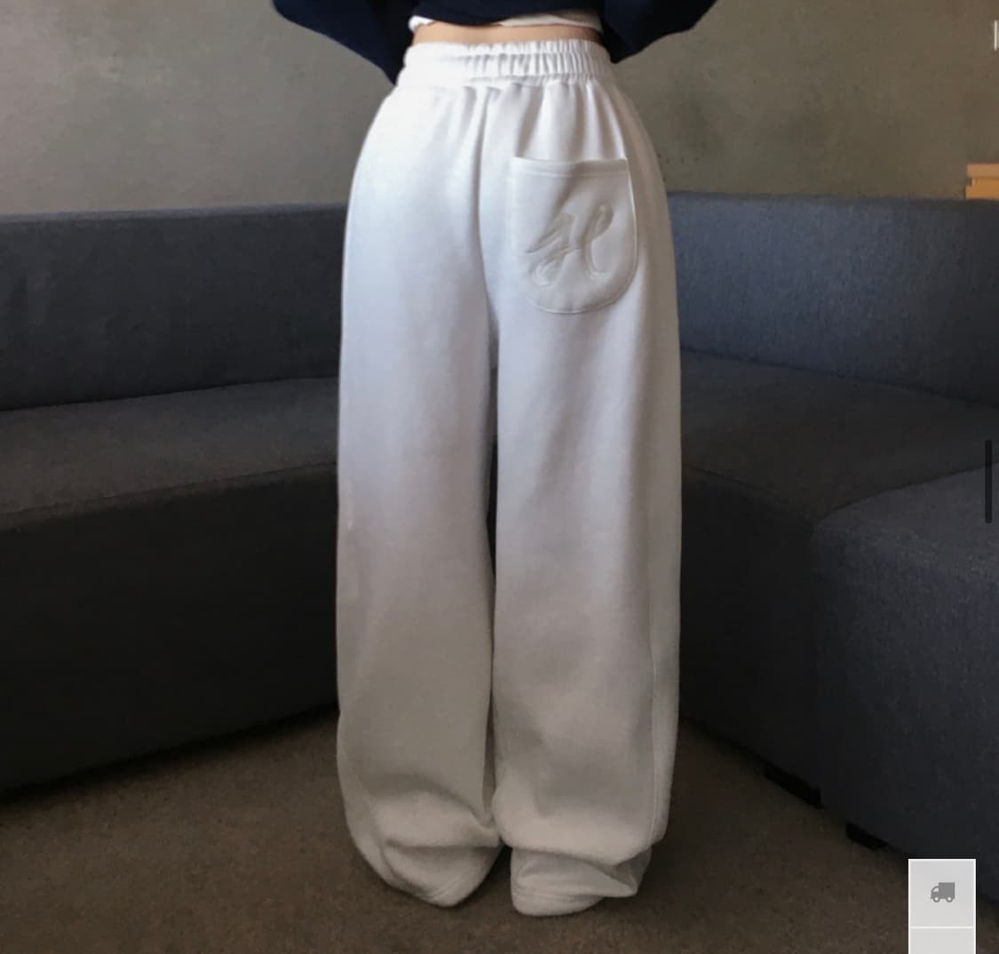 히니크 자체제작 기모자수 트레이닝팬츠 상품이미지2