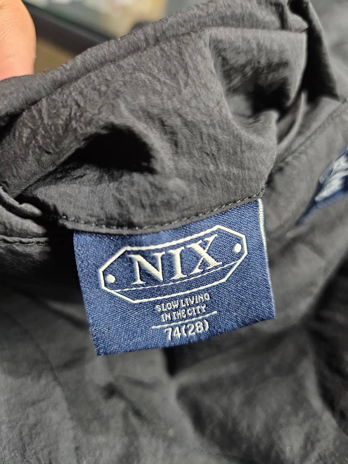 닉스 퀼팅 차콜 남성 허리 28~29 덕다운 패딩 카고 조거팬츠  상품이미지3