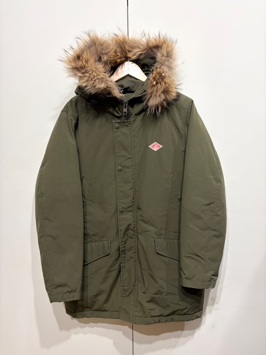 단톤 라쿤 퍼 다운 패딩 자켓 상품이미지2