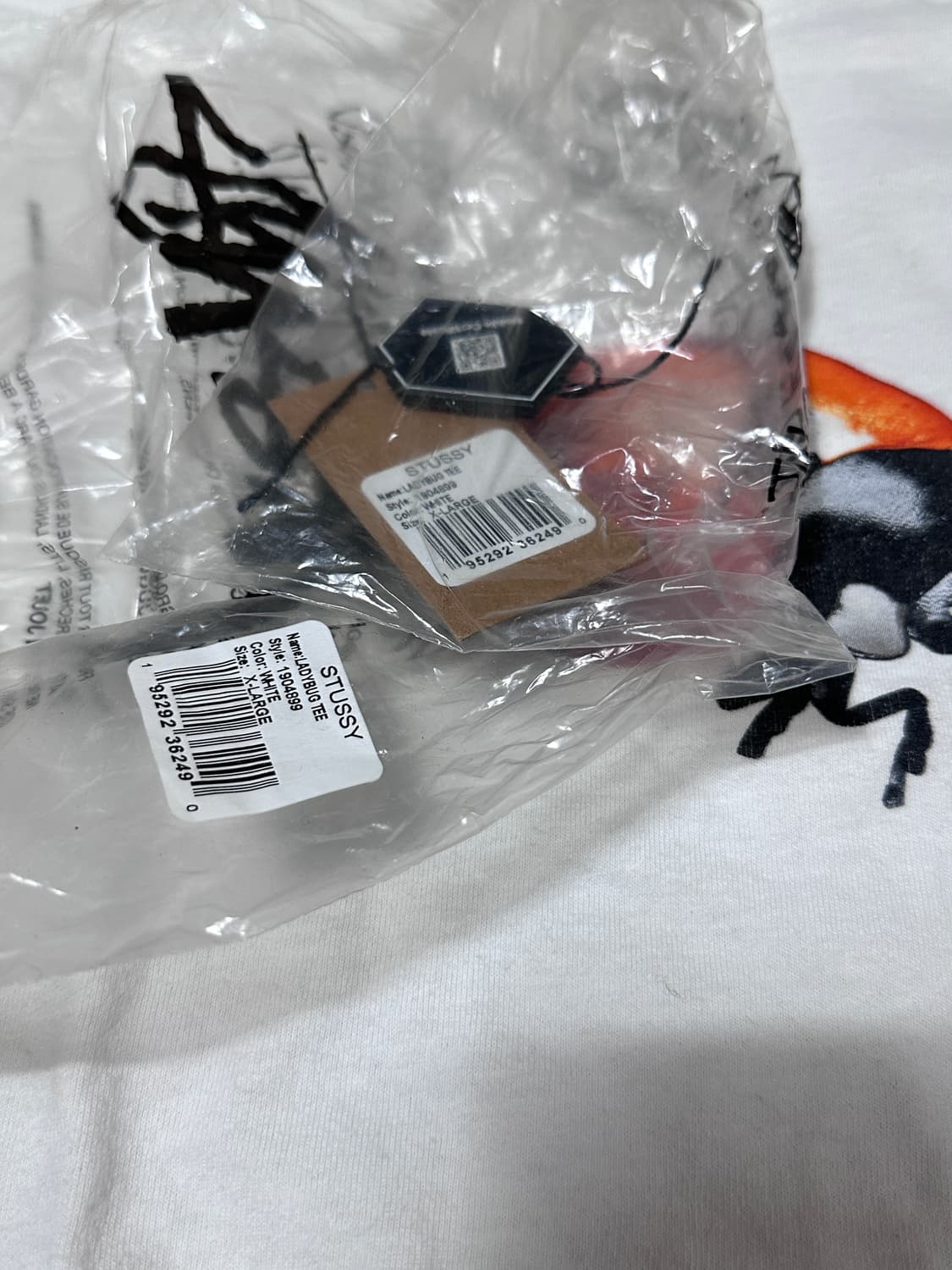 [XL]스투시 레이디 버그 티셔츠 화이트 상품이미지6