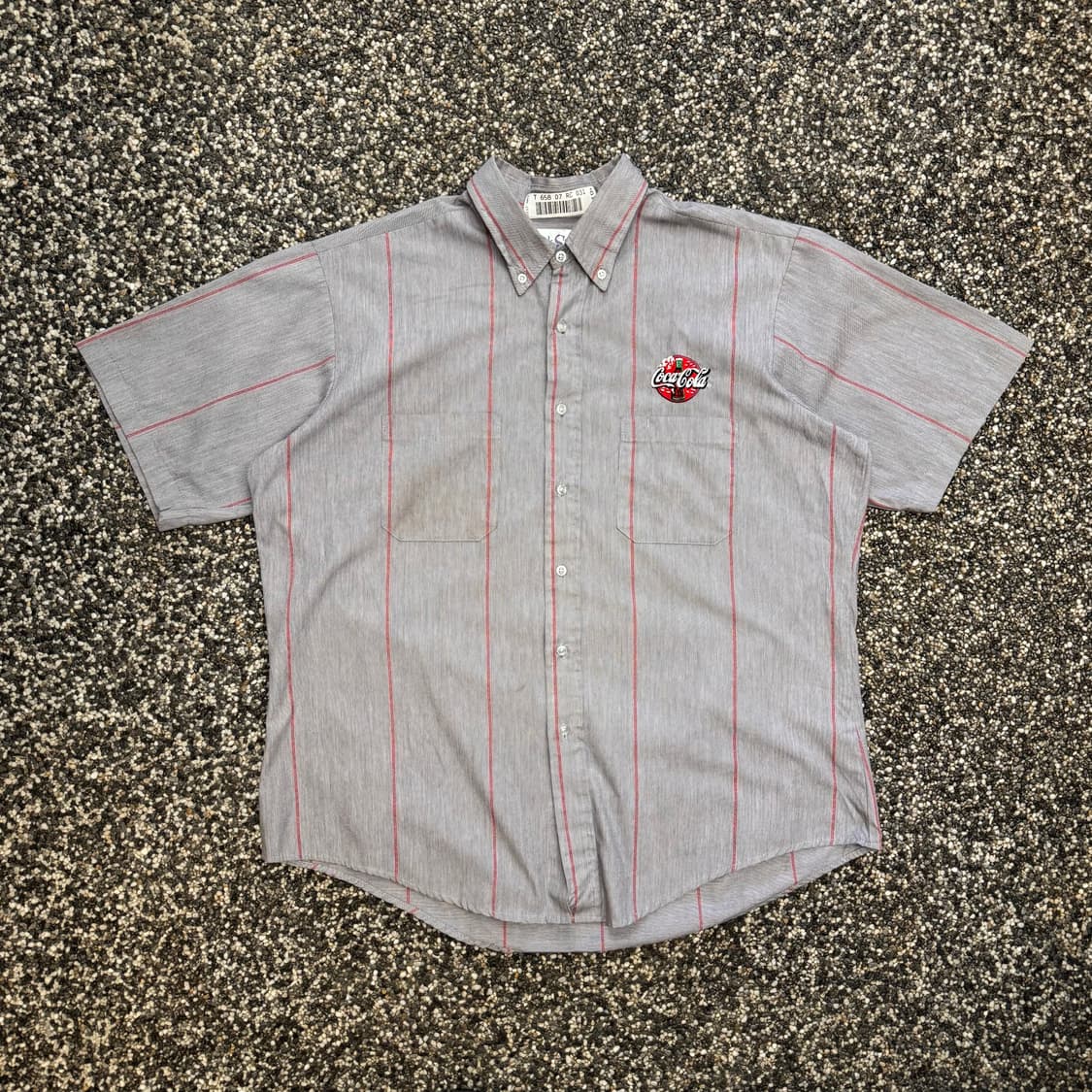 00s 코카콜라 USA 오피셜 빈티지 워크 셔츠 (XL)   상품이미지2