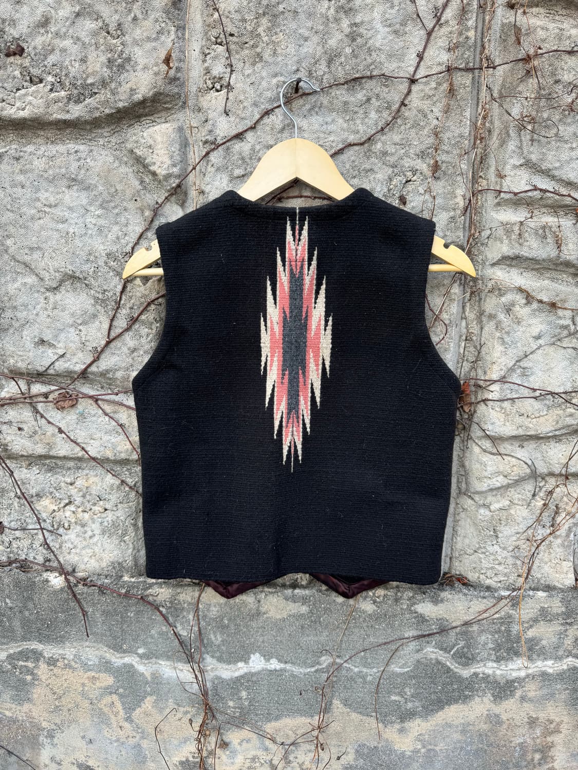 오르테가 핸드 우븐 울 치마요 베스트 블랙 우먼 상품이미지2