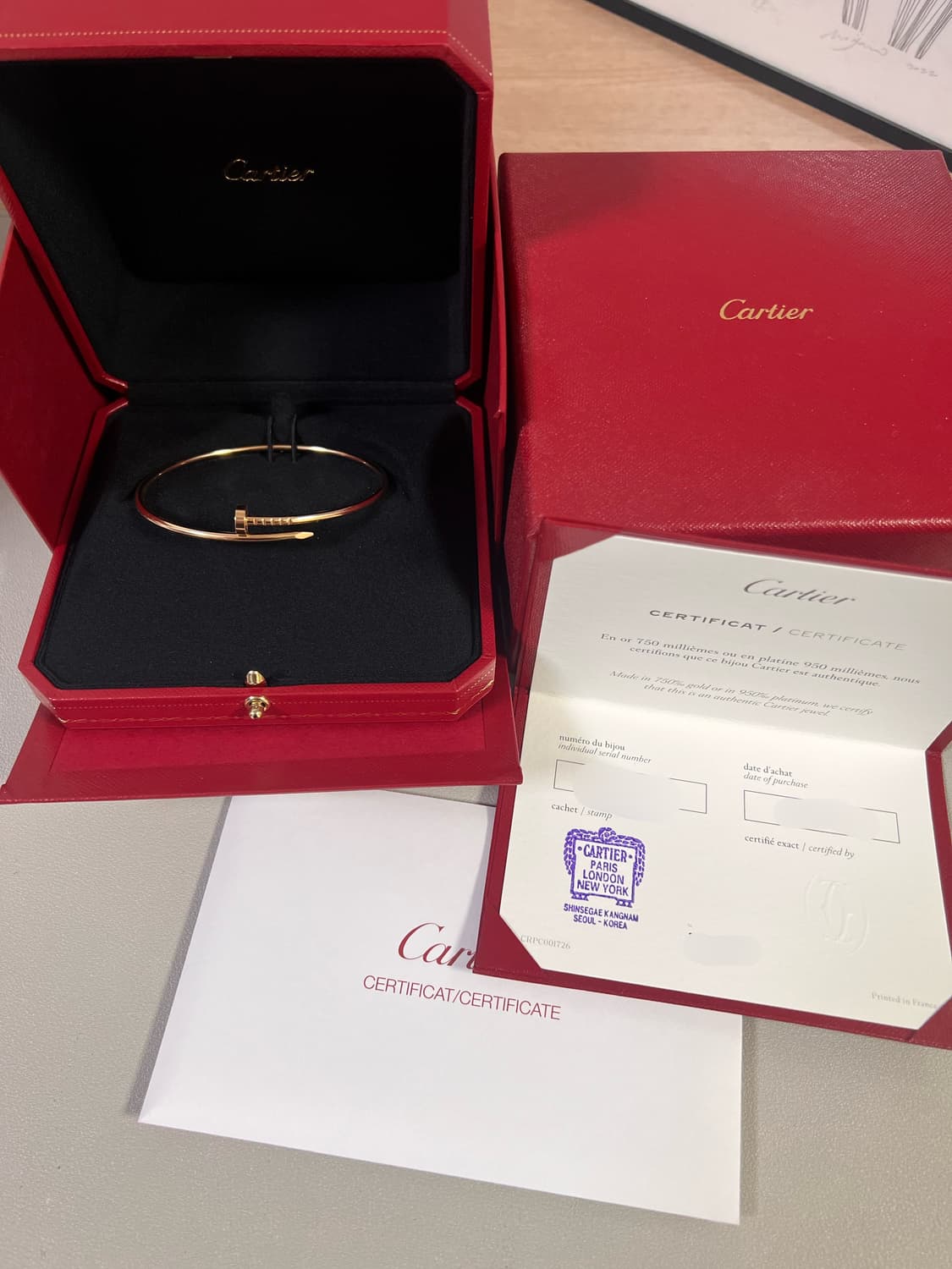 까르띠에 저스트앵끌루 팔찌 sm 상품이미지1