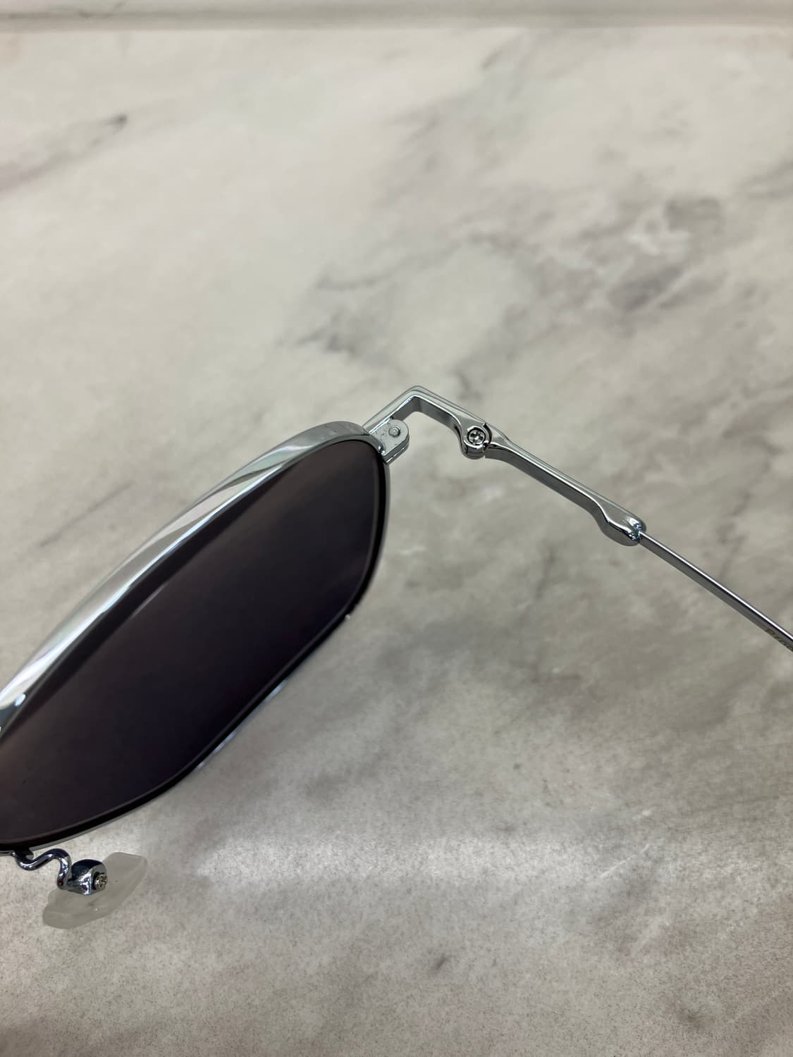 JW EYEWEAR 실버 와이드 웰링턴 메탈테 선글라스 상품이미지3