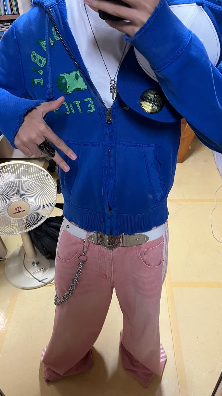 아베크롬비 슬림핏 워싱 기모 후드집업 S 상품이미지1