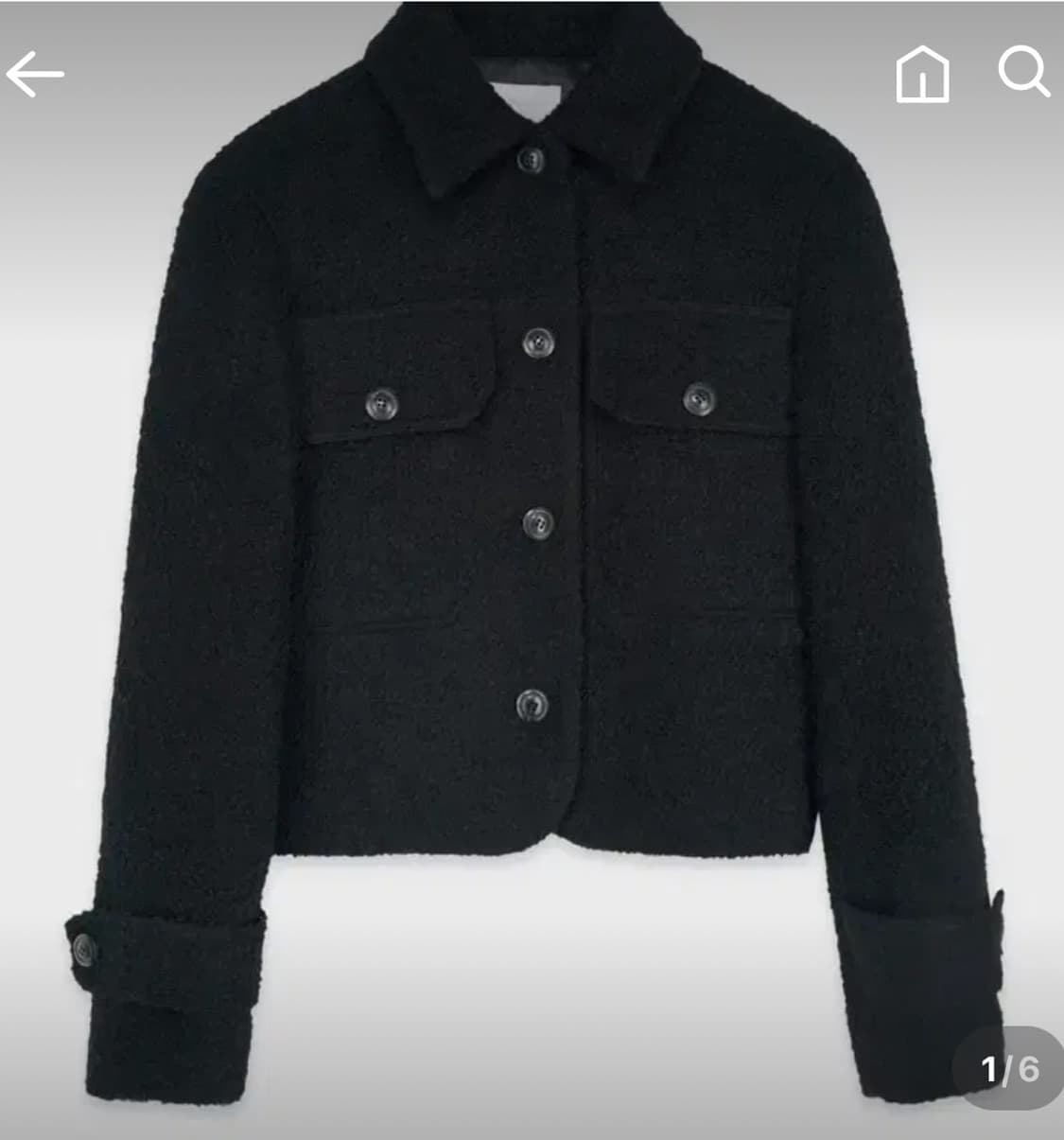 (새상품)umer 유메르 마농 알파카 숏재킷 상품이미지3