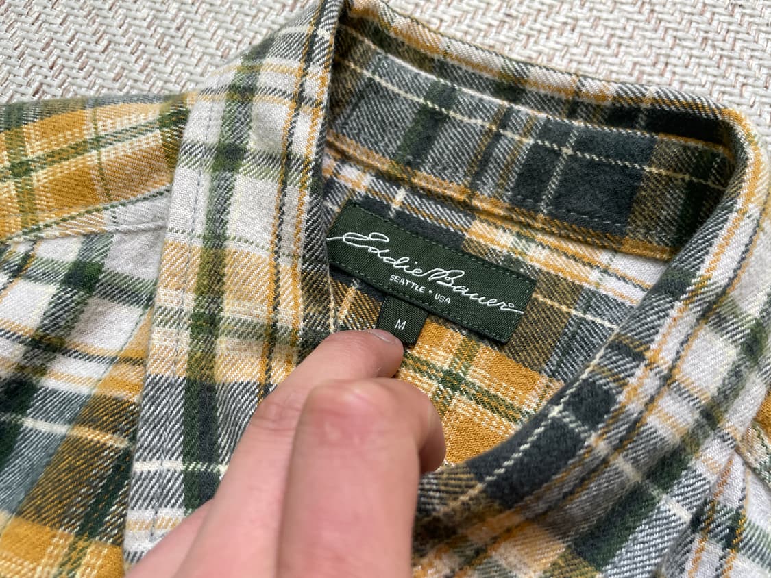 에디바우어 플란넬 체크 셔츠  J04114 상품이미지4