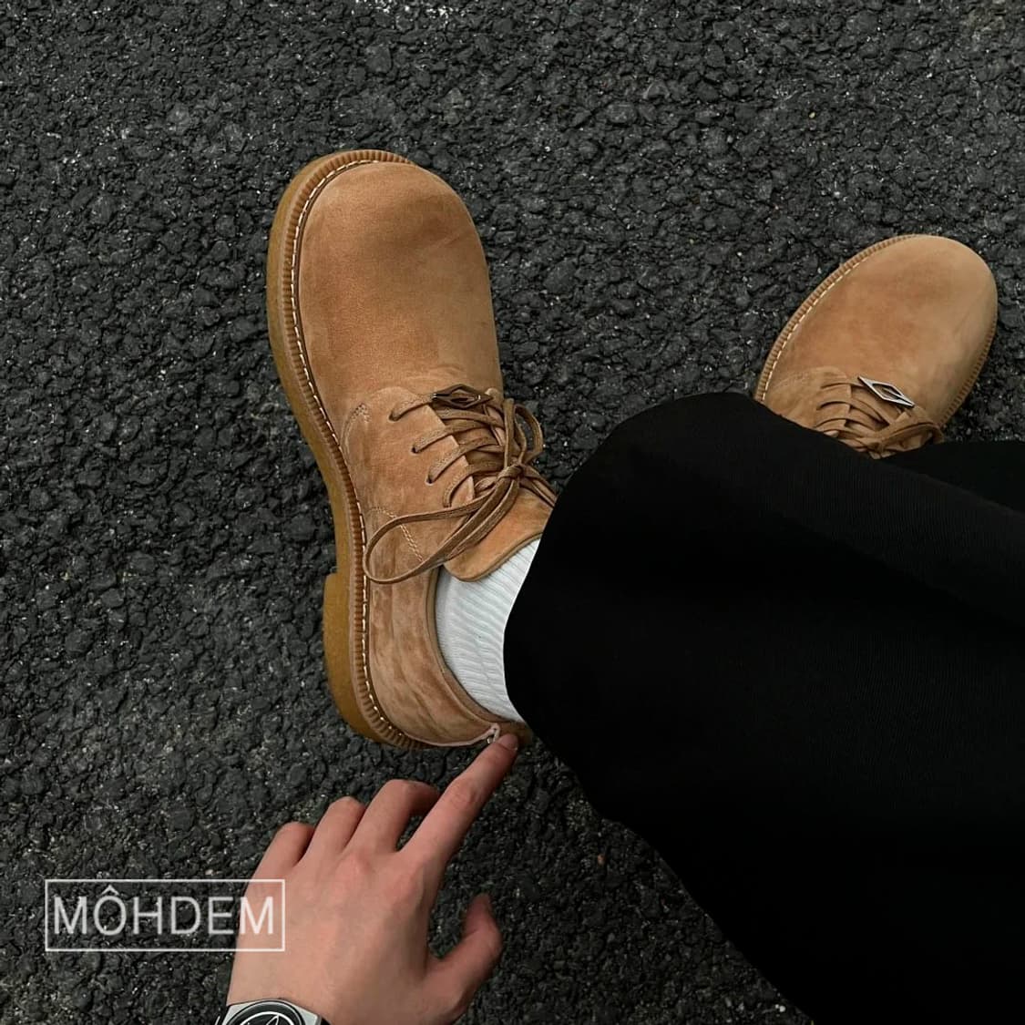 [premium] 앤더슨 라운드 더비 스웨이드 구두 상품이미지6