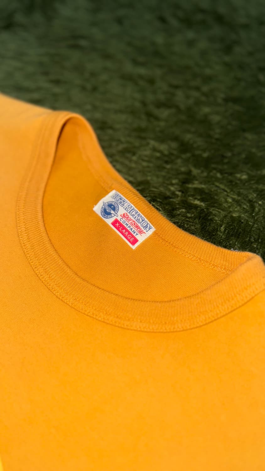 [XL] 버즈릭슨 피너츠 스누피 MADE IN USA 티셔츠 머스타드 상품이미지2