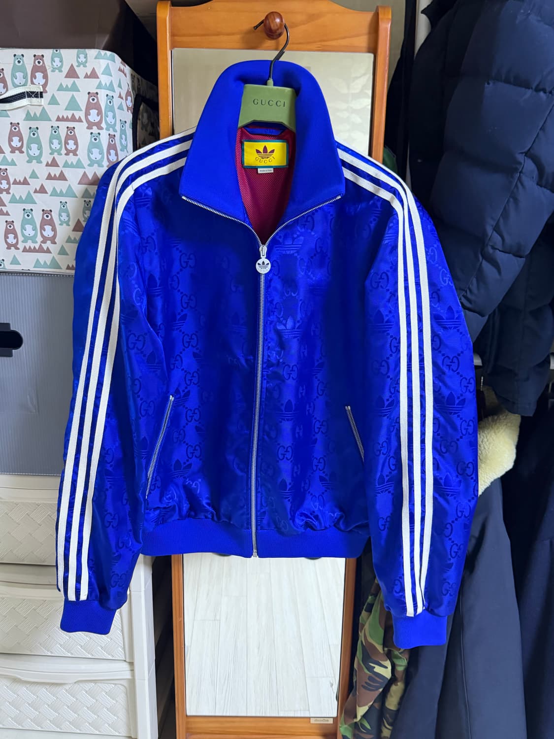 구찌 아디다스 GG 트레포일 자카드 자켓 54 상품이미지1