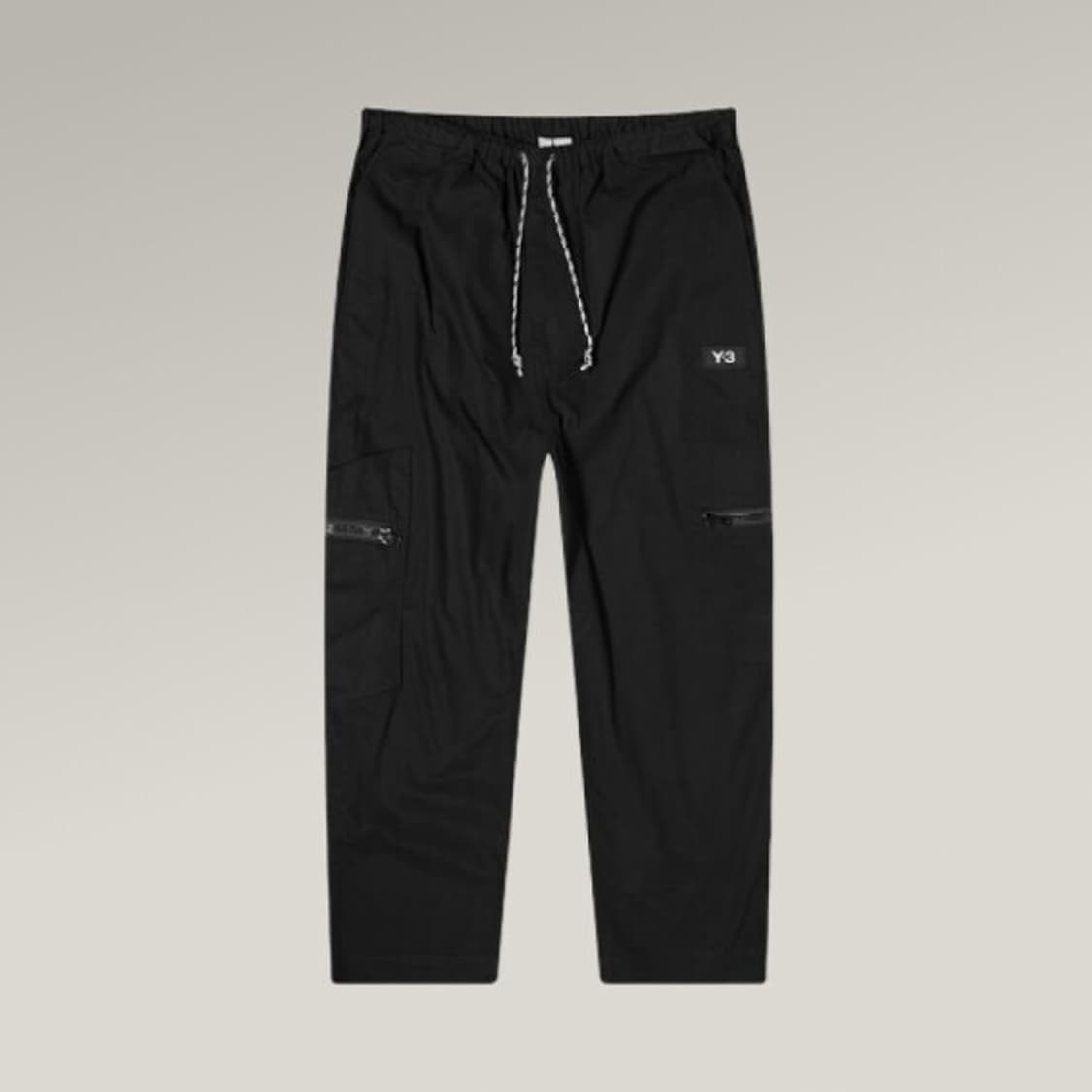 요지야마모토 y-3 블랙 밴딩 카고팬츠 XS/ S 상품이미지1