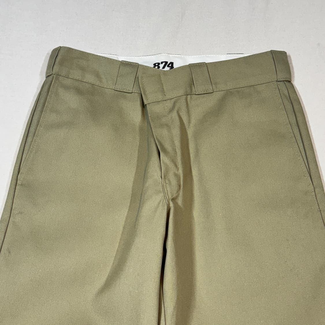 32inch) 디키즈 874 카키 컬러 면바지 치노팬츠 상품이미지5