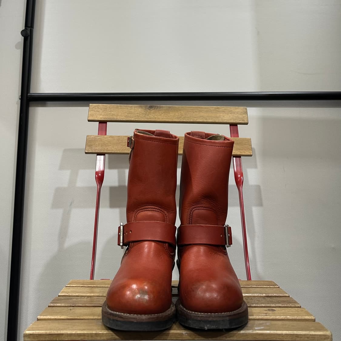US5) 레드윙 부츠 레더 엔지니어 부츠 희귀 색상 상품이미지2