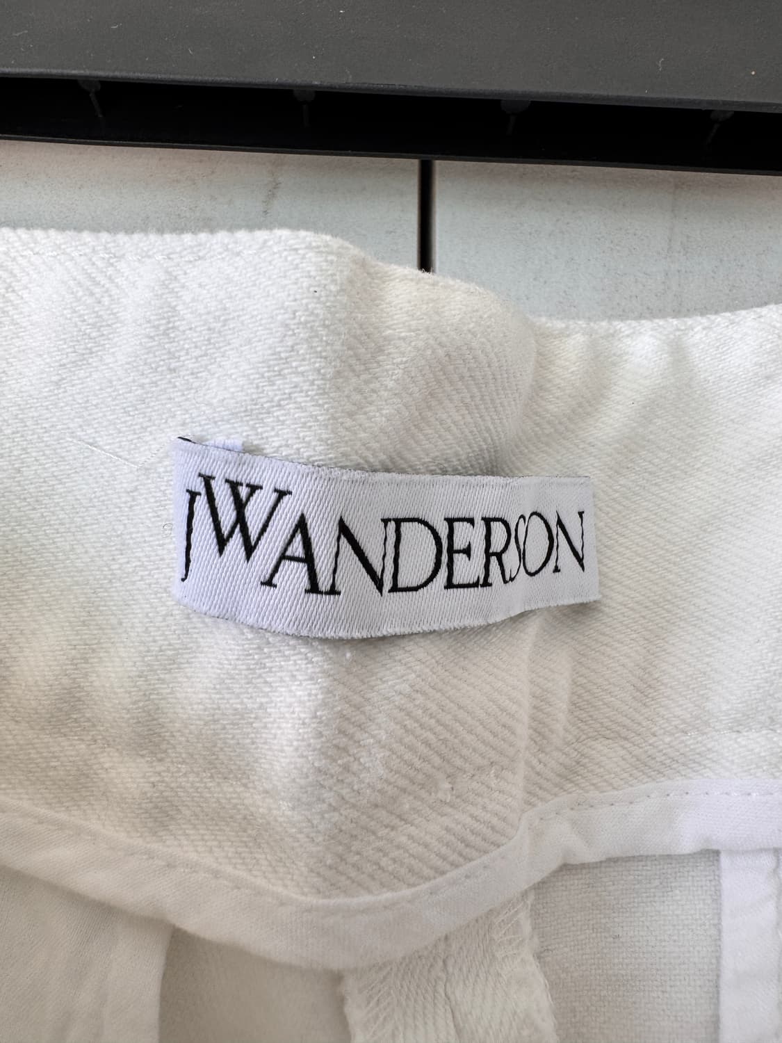 새상품 컨디션 JW앤더슨 화이트 와이드 데님 팬츠 EU36 상품이미지3