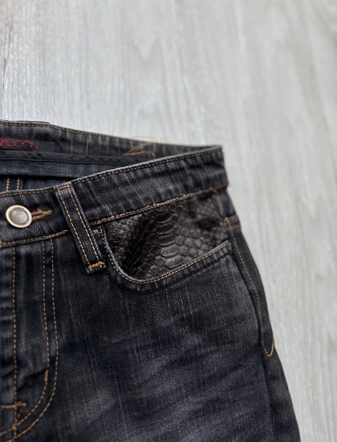 SASSON 레이스업 플레어진 상품이미지3