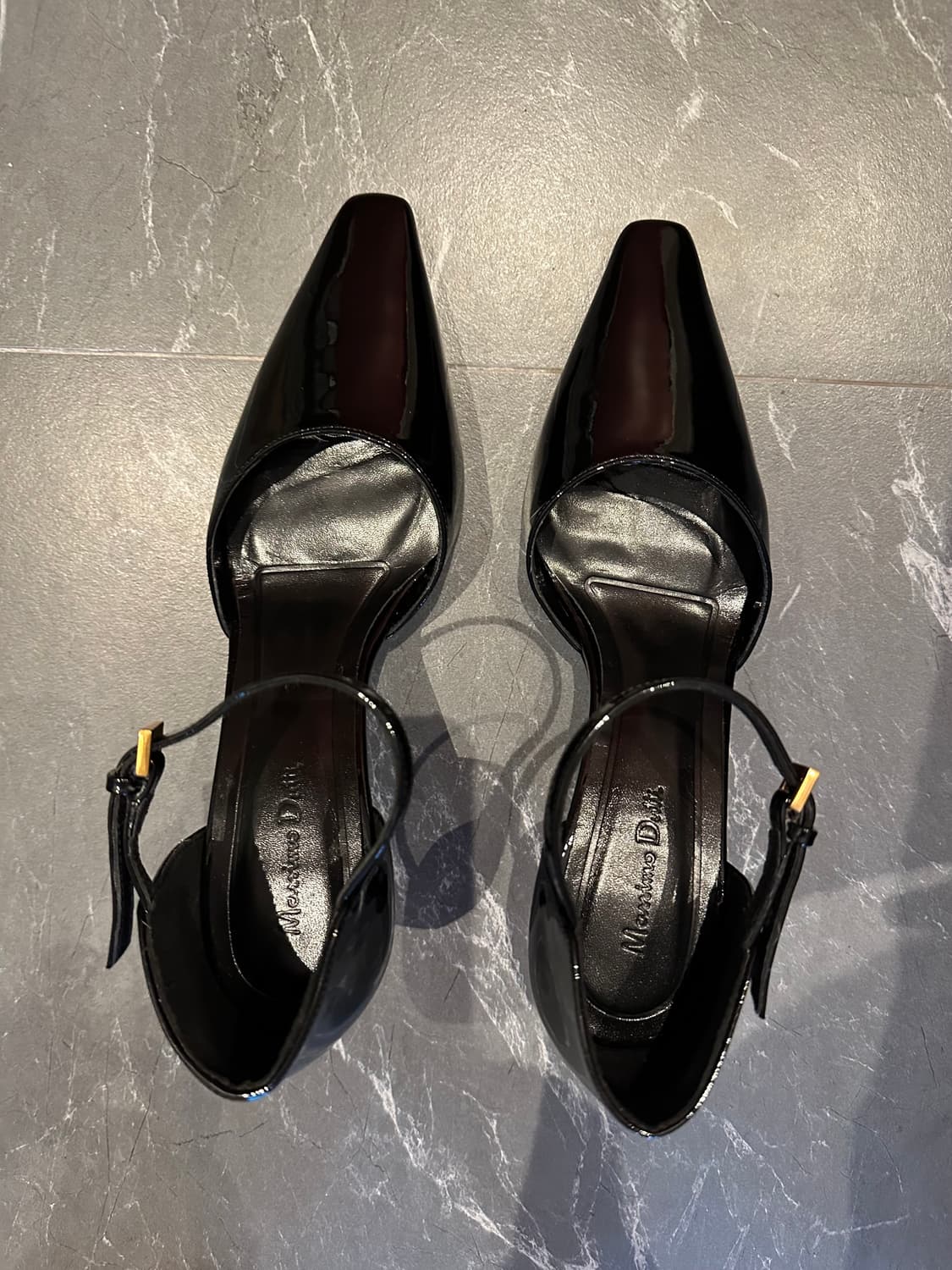 마시모두띠 에나멜 힐 슈즈 38 상품이미지2