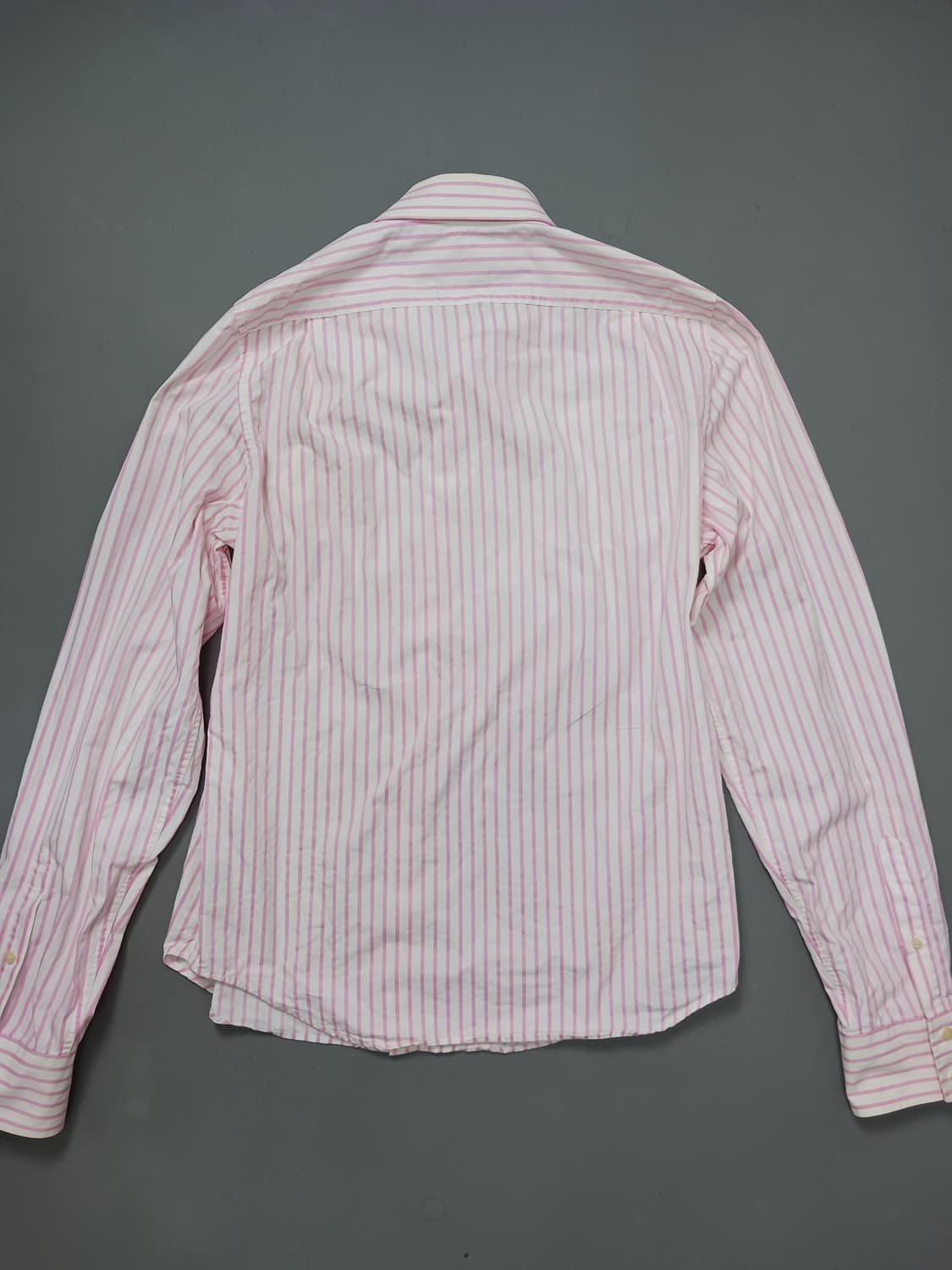 [2XL] 아베크롬비 앤 피치 머슬핏 핑크 스트라이프 셔츠 상품이미지8