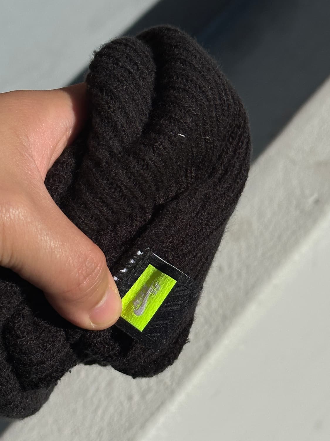 [M] 나이키 로고 블랙 비니 모자 상품이미지5