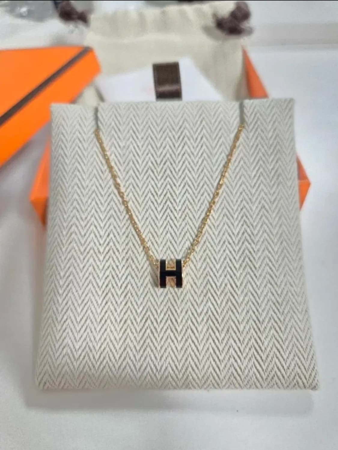 에르메스 미니 팝아슈 블랙 로즈골드 급처 상품이미지1