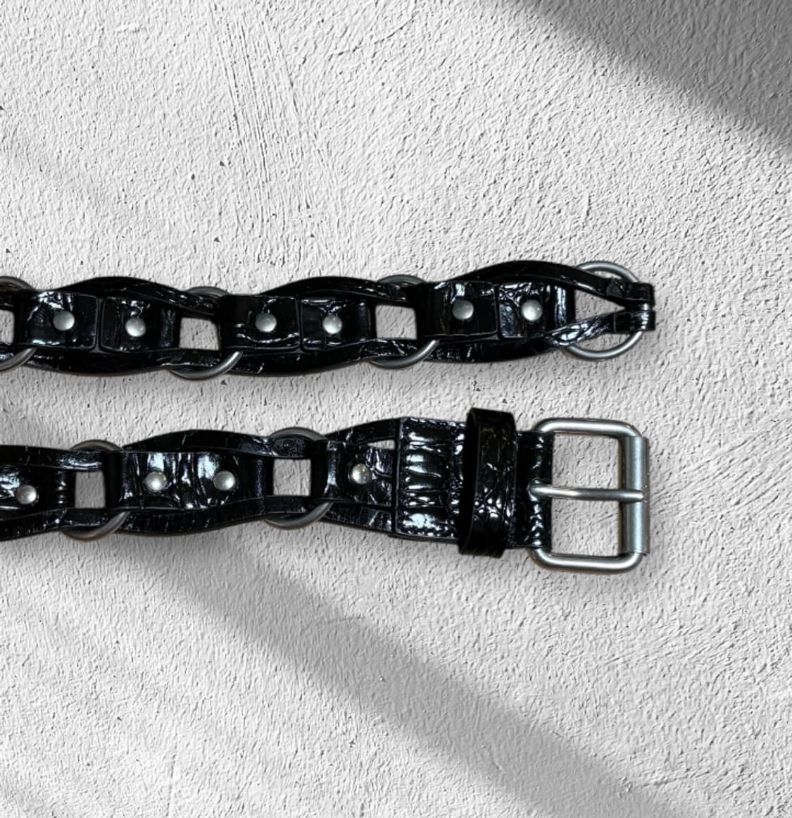 생로랑 크로커다일벨트 상품이미지2