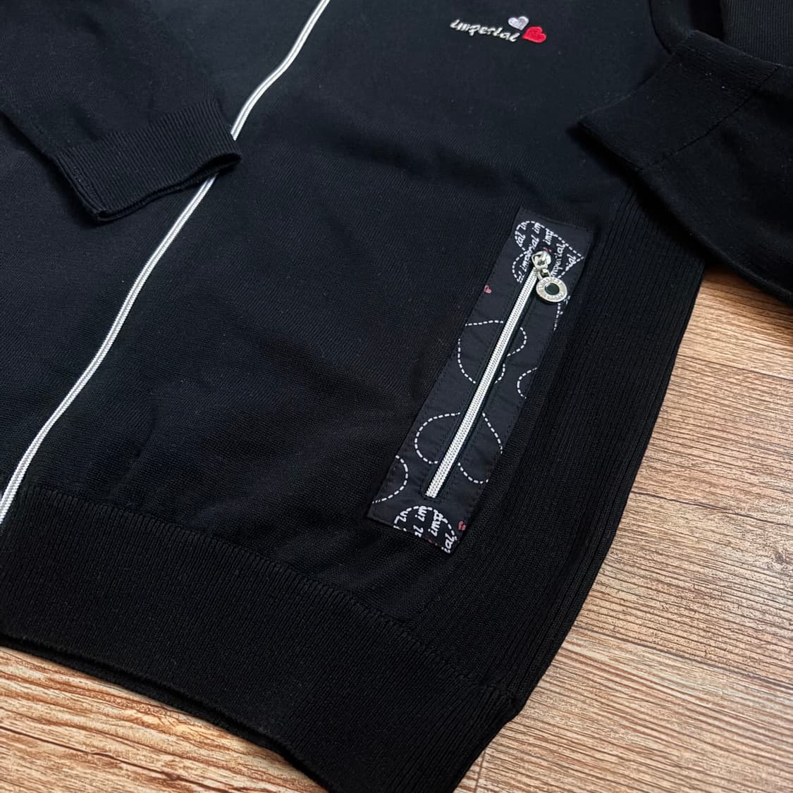 임페리얼 골프 여성 95 니트 집업 가디건 캐주얼 스포츠 상품이미지4