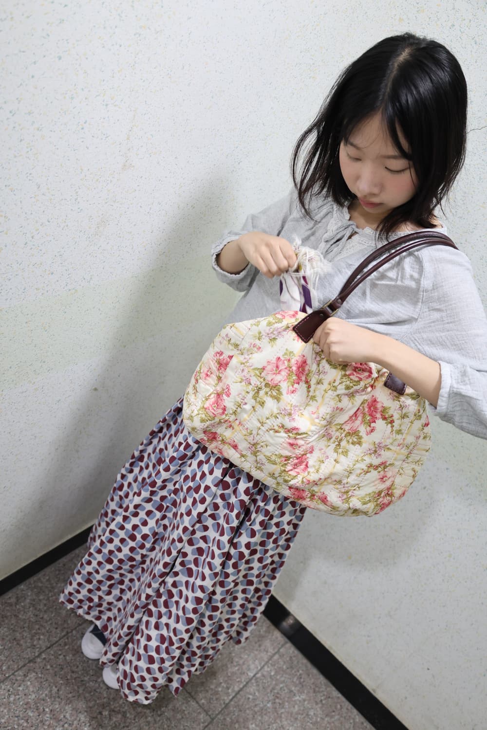 Rose quilted sholder bag 상품이미지1