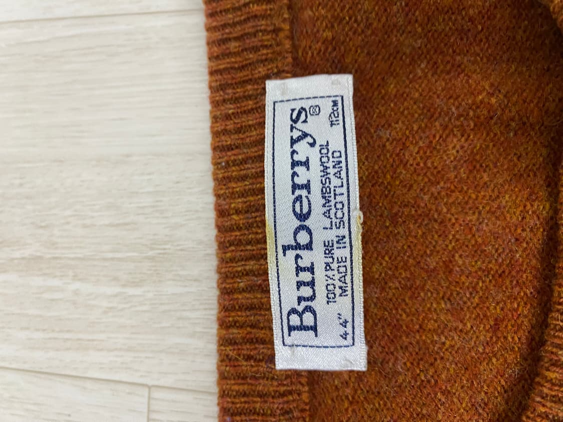 빈티지 버버리 스코틀랜드 울 니트 상품이미지4