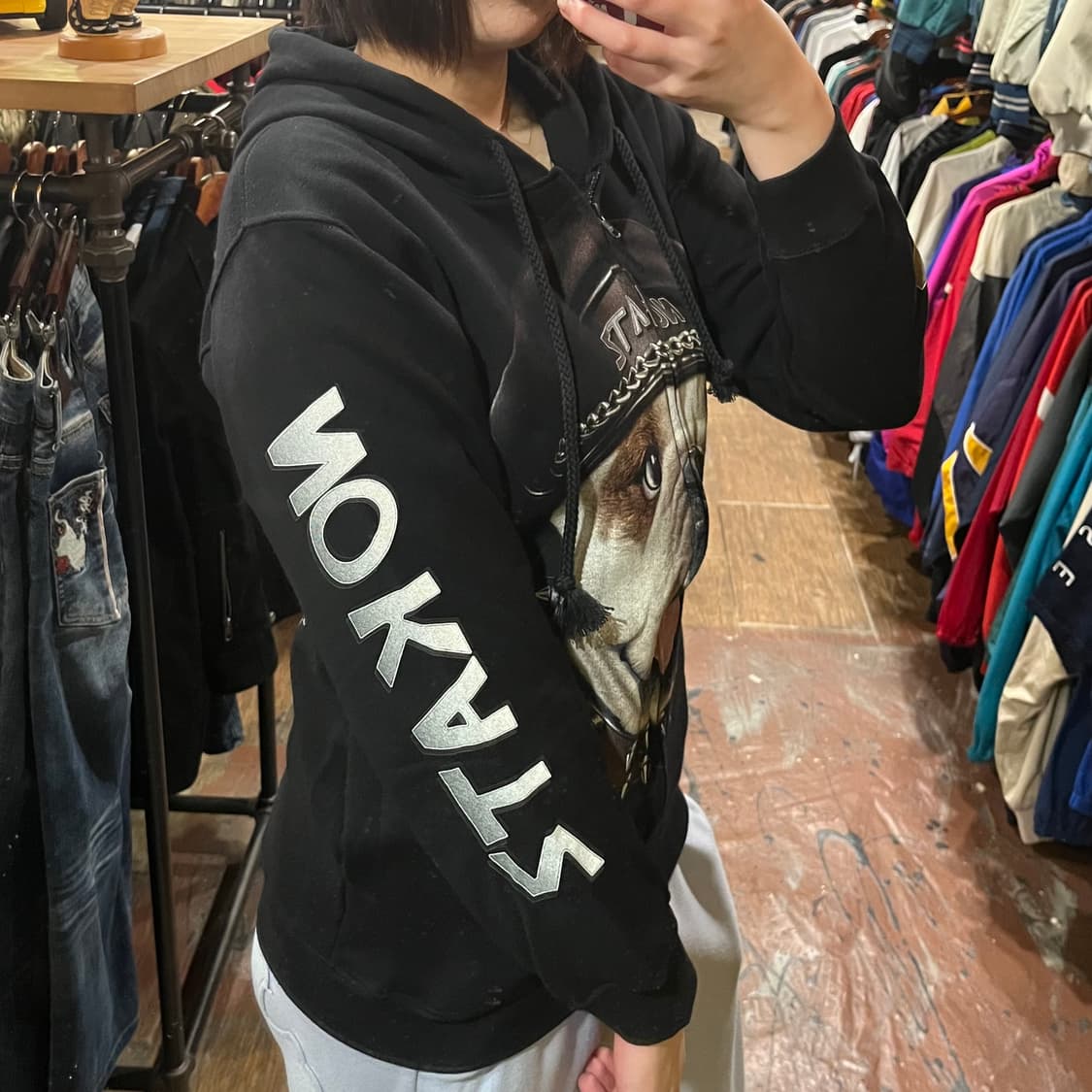 [HI] 빈티지 기모 후드집업 상품이미지3