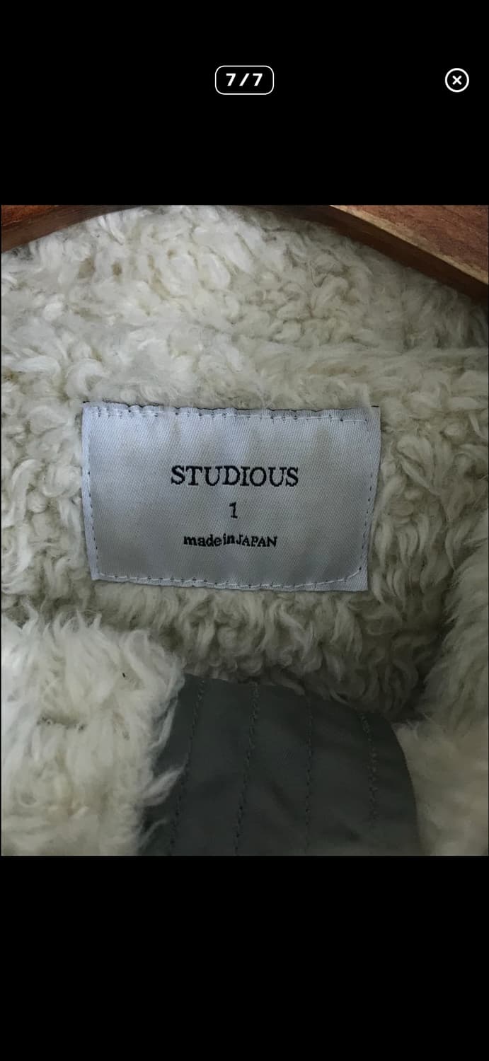 STUDIOUS 재팬 크롭 하이넥 퍼 MA-1 자켓 상품이미지7