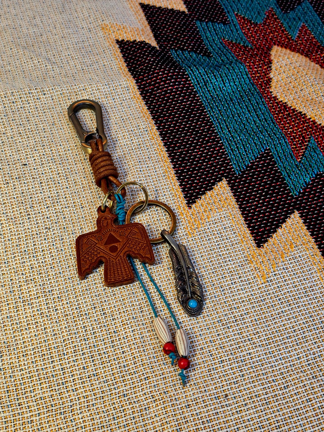 3cross handmade leather eagle keyring 상품이미지7