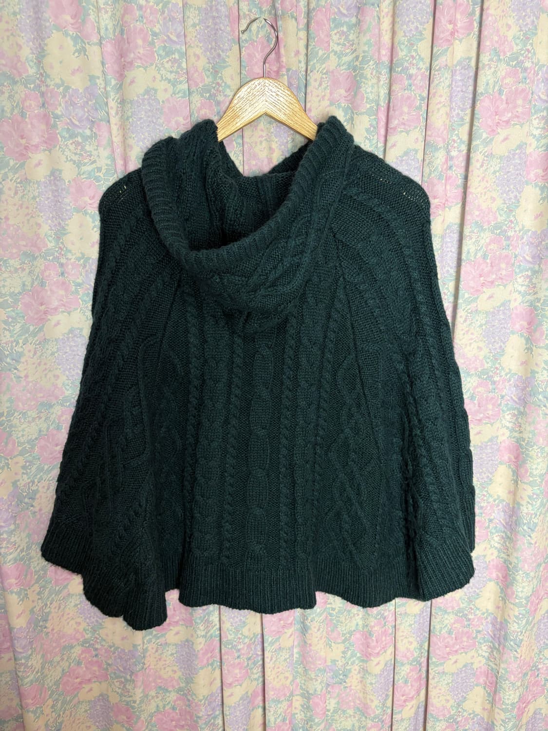 청록 니트 케이프  상품이미지9