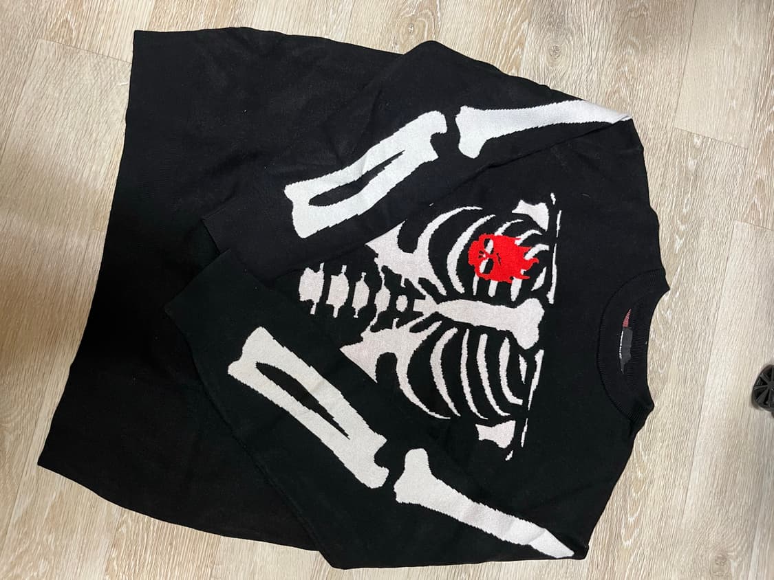 777mih 해골 본 니트 (105) 상품이미지2