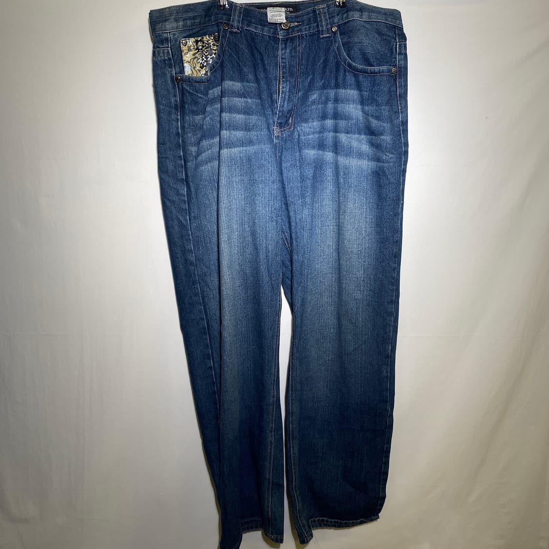 40인치)ECKO 데님 힙합 청바지 와이드핏 상품이미지3
