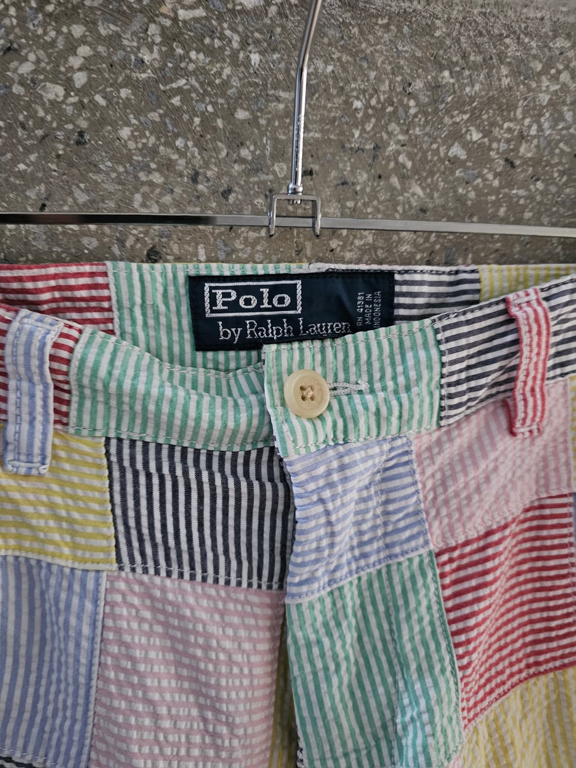 USA 90's  POLO by Ralph Lauren 패치워크 팬츠 상품이미지2