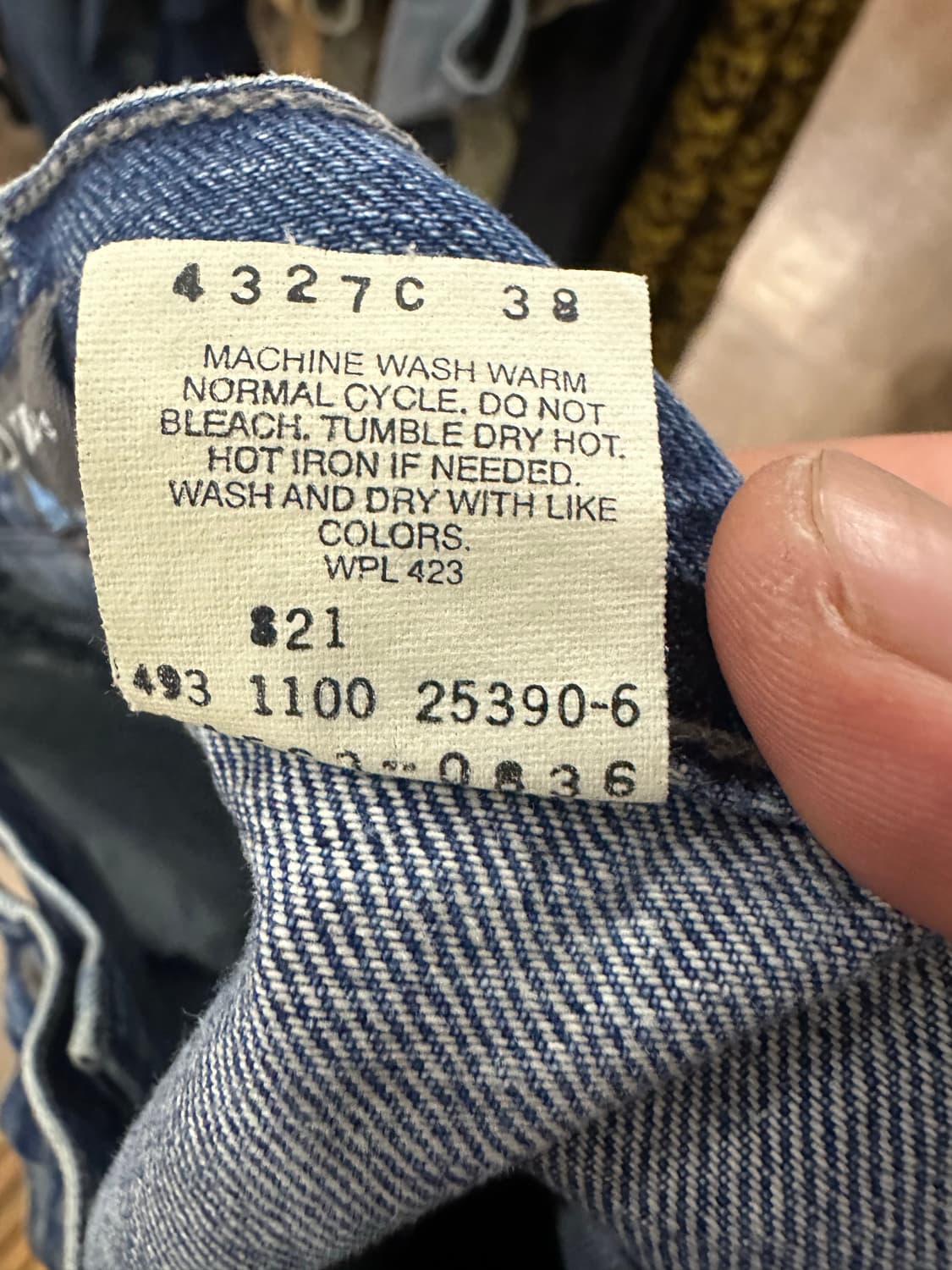 36X32)리바이스 실버탭 청바지 상품이미지4