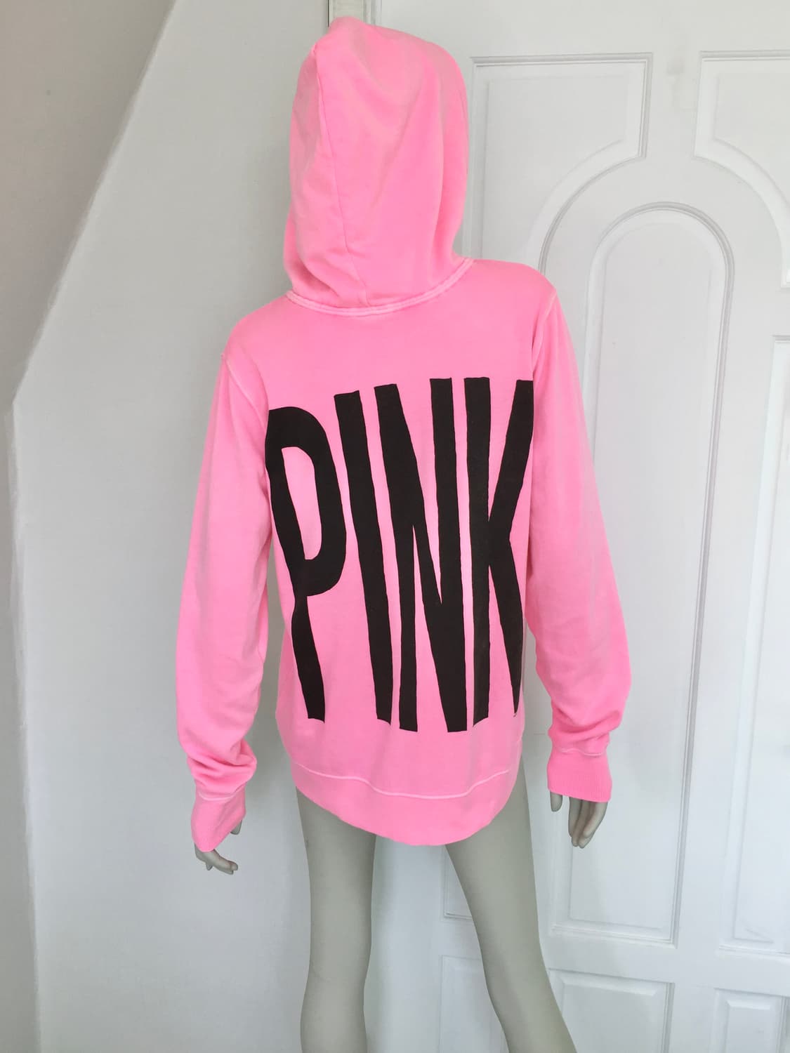 Victoria’s Secret  Neon Pink Logo Hoodie 상품이미지5