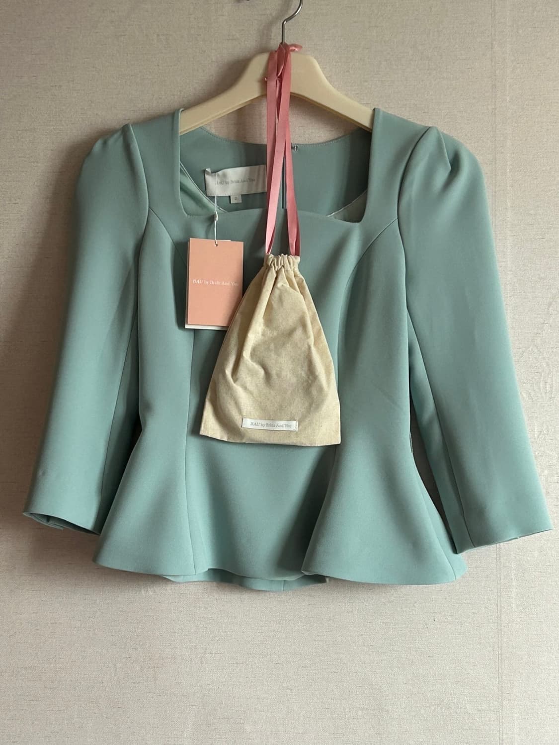 택O) 브라이드앤유 올가 블라우스 민트 상품이미지4