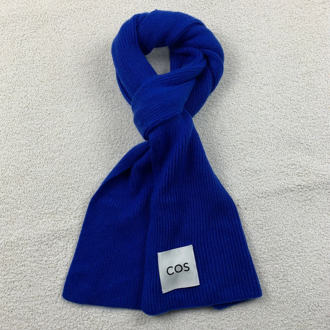 코스 울 캐시미어 스카프 머플러 블루 상품이미지2
