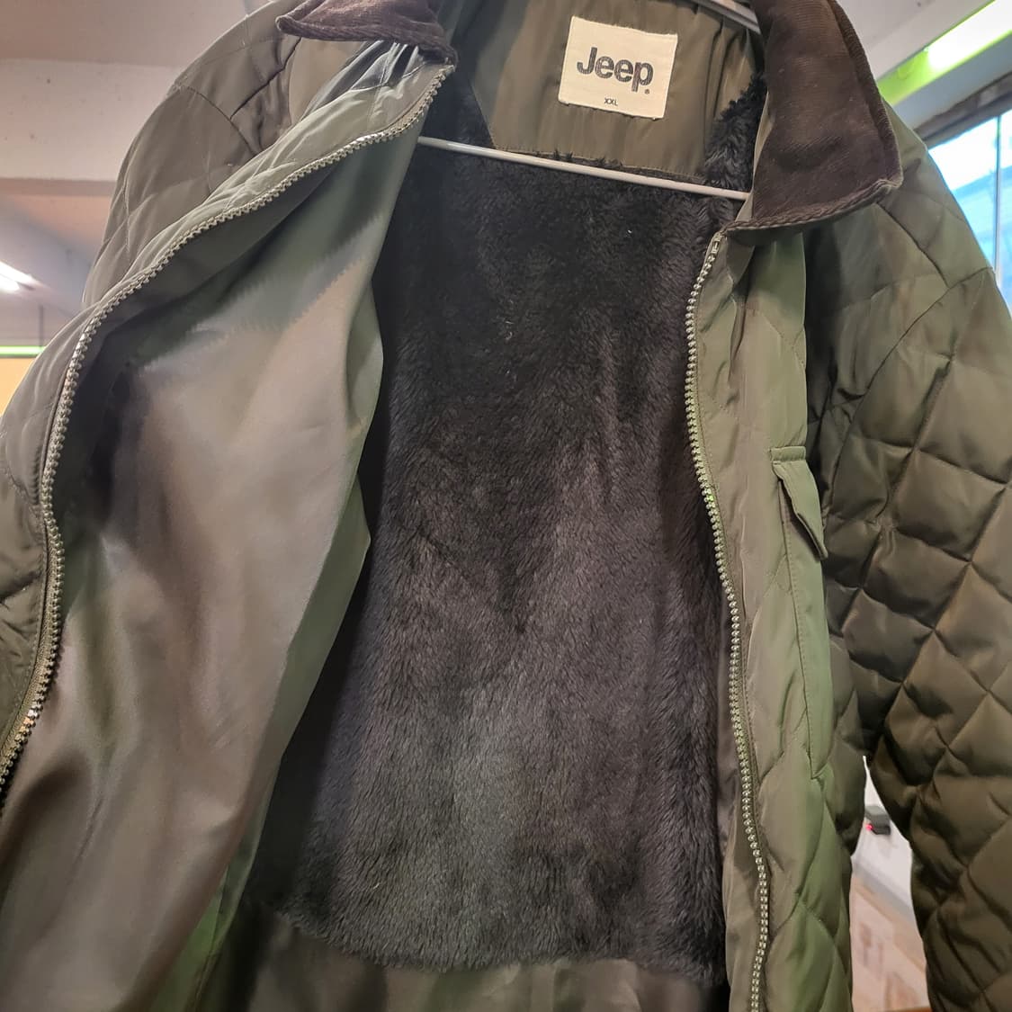 지프 퀄팅 패딩 자켓 (110) 상품이미지9