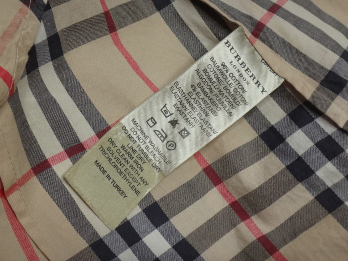 (S사이즈) burberry 버버리 런던 여성 체크 셔츠 상품이미지7