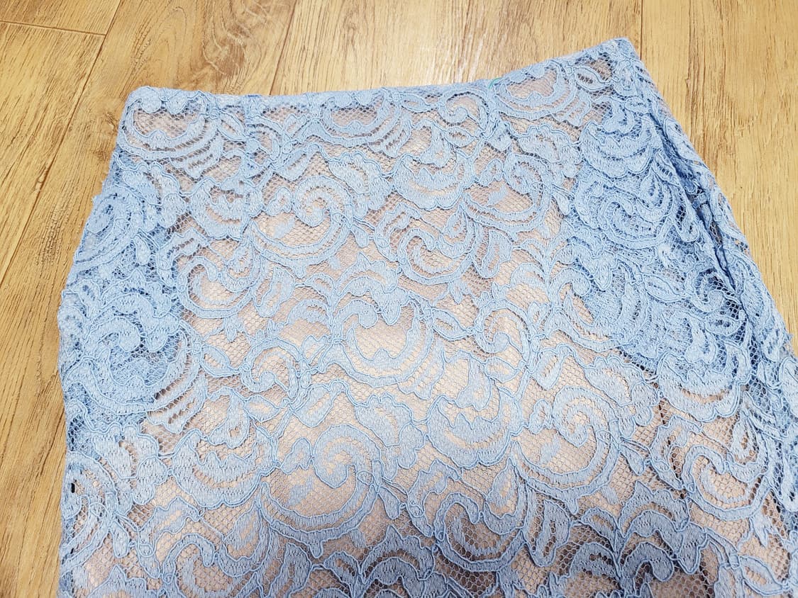 SYZ 퓨어실크 레이스스커트 55 새상품  상품이미지4