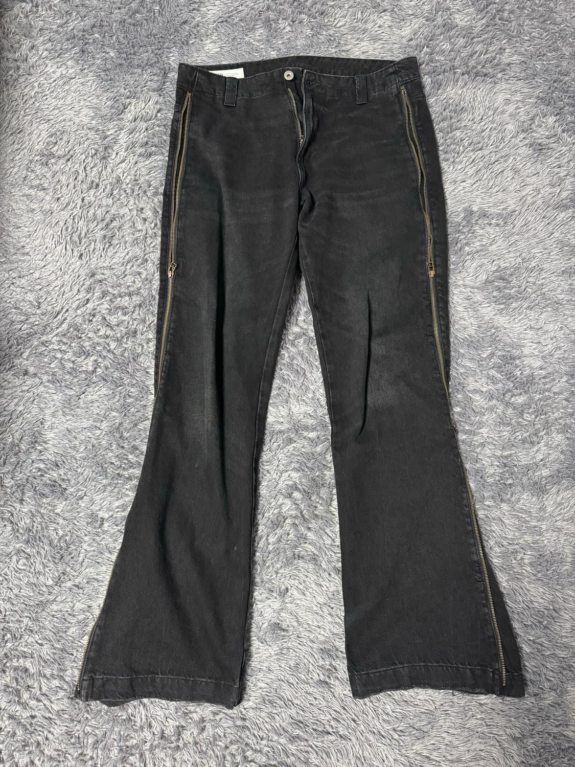 릭오웬스st 사이드지퍼 부츠컷 팬츠 상품이미지2