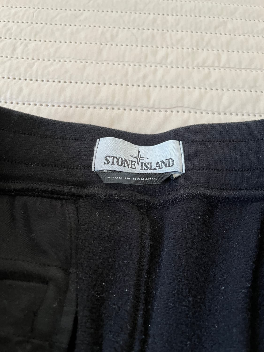 [L] 스톤아일랜드 스웻 조거 팬츠 블랙 상품이미지5